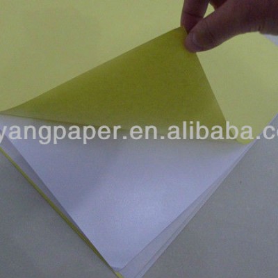 Mirror coat gummed sheet